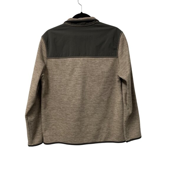 GH BASS & CO EXPLORER SWEATER HONEYCOMB FLEECE QUARTER SNAP PULLOVER OUTDOOR - Picture 2 of 7